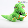 Wholesale en peluche douce peluche dinosaure jouets et dinosaure vert en peluche